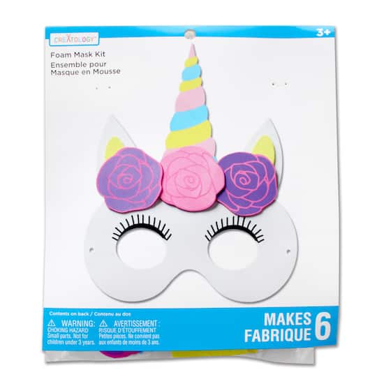 Find The Unicorn Foam Mask Kit By Creatology At Michaels